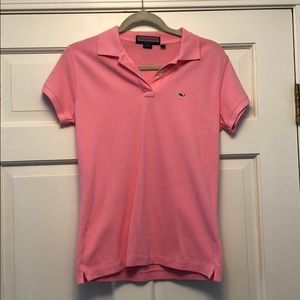 Pink Vineyard Vines Polo Shirt